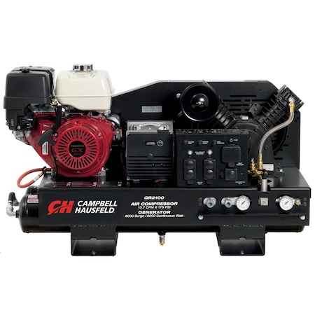 Campbell Hausfeld COMBINATION UNIT, 10-GALLON COMPRESSOR AND GENERATOR GR2100